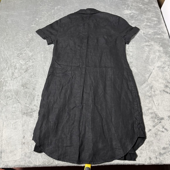 James Perse Standard NWT Womens Button Down Short Sleeve Dress Linen Size S - Picture 7 of 10